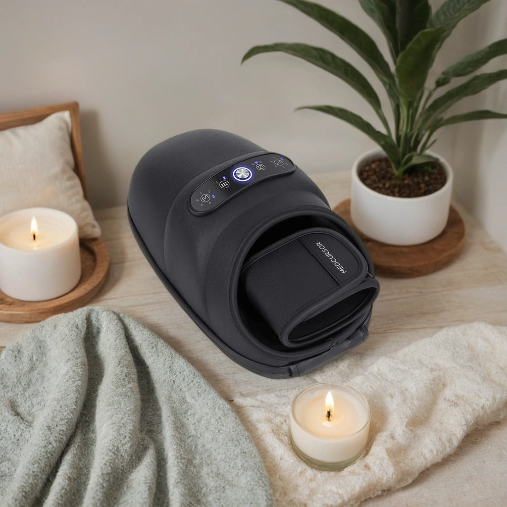 Wireless Hand Massager with Heat and Air Compression | 6 Settings for Fingers, Palms, and Wrists, USB-C Rechargeable