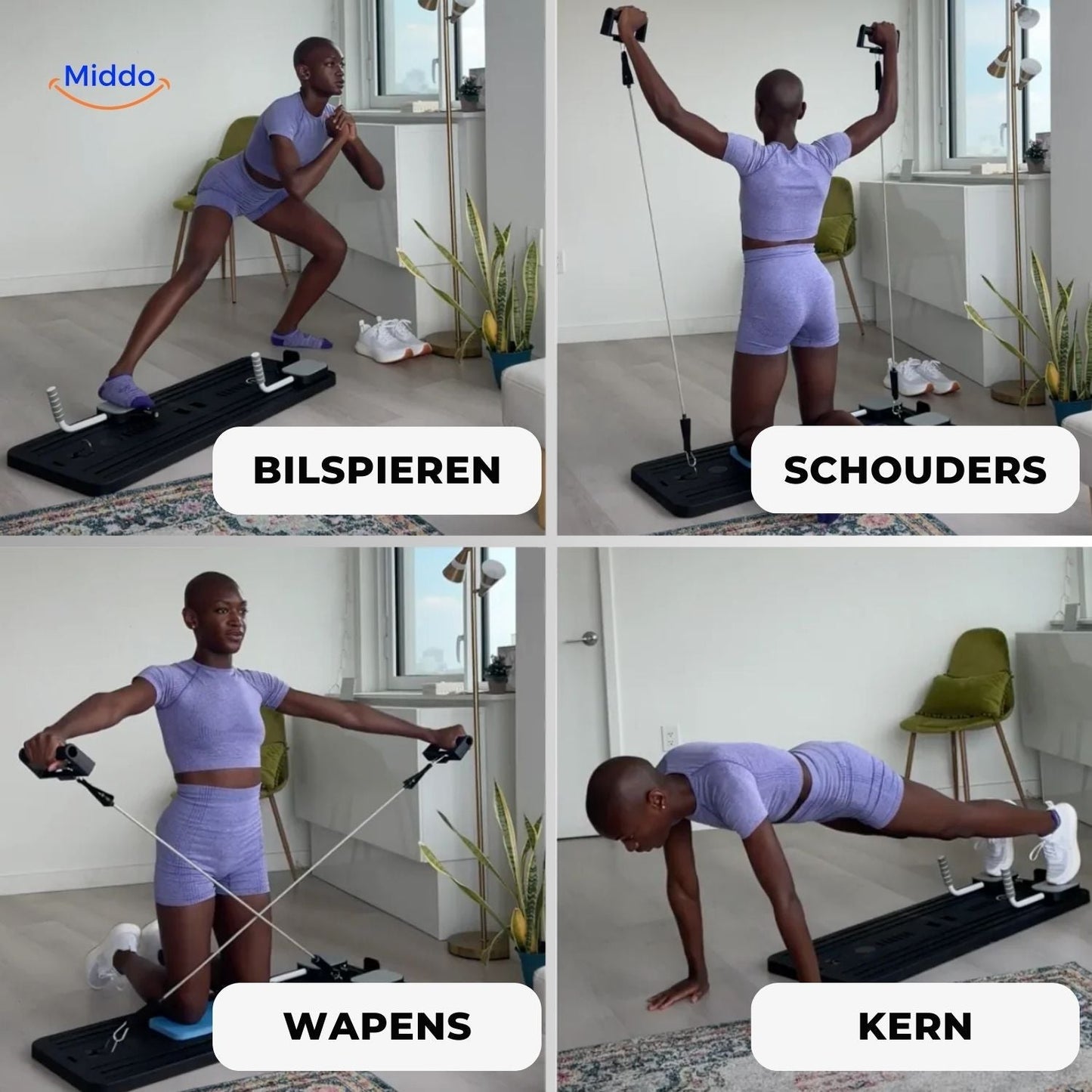 Multifunctional Total Body Fitness Board for Effective Home Workouts