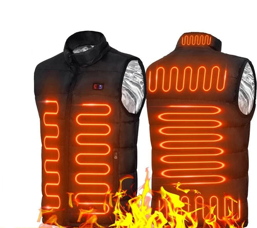 9-Zone Heating Vest – Rechargeable and Insulated