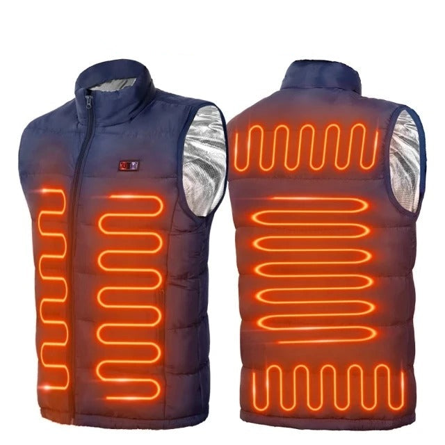 9-Zone Heating Vest – Rechargeable and Insulated