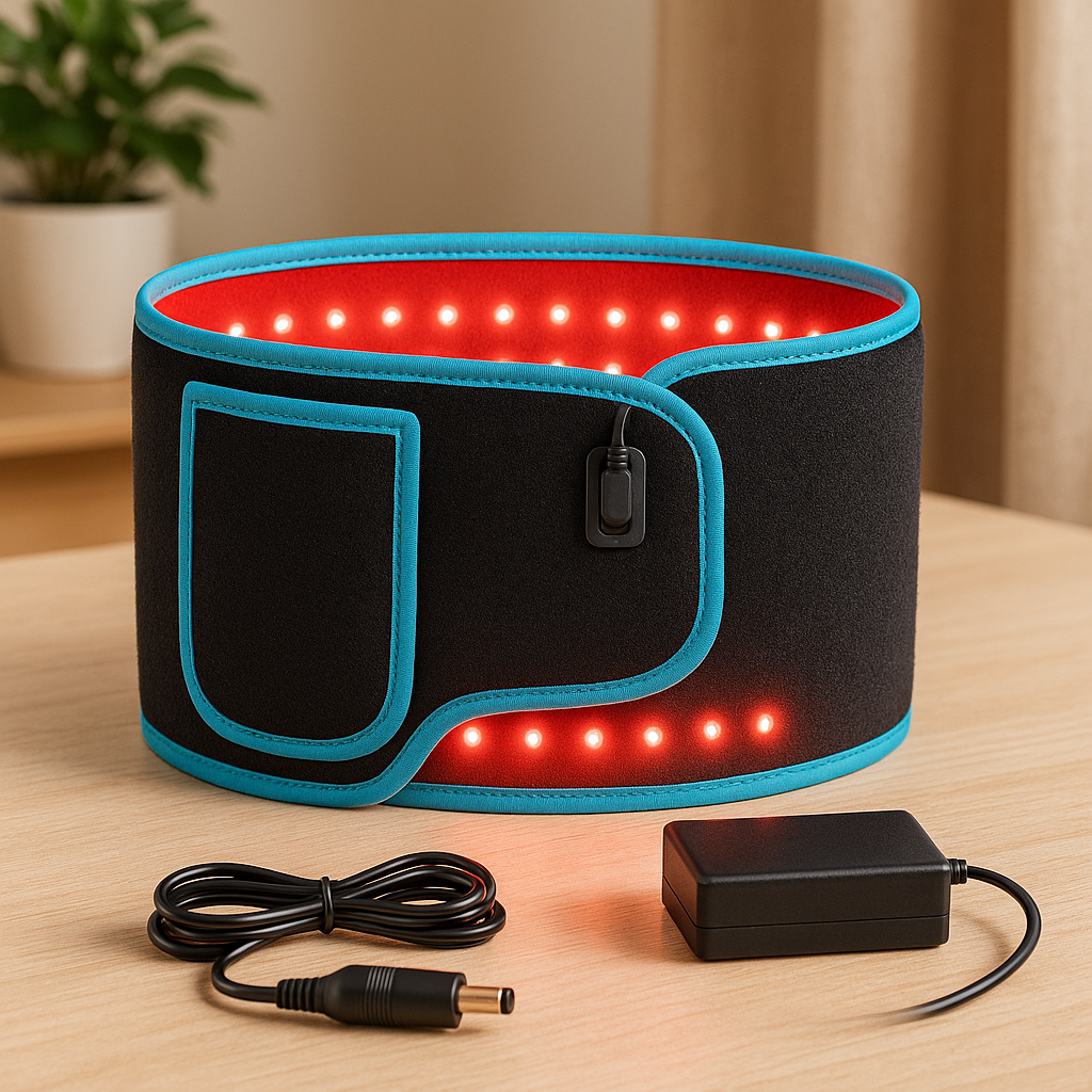 SlimTech Red Light Therapy Belt – Achieve a Toned, Pain-Free Waist Effortlessly