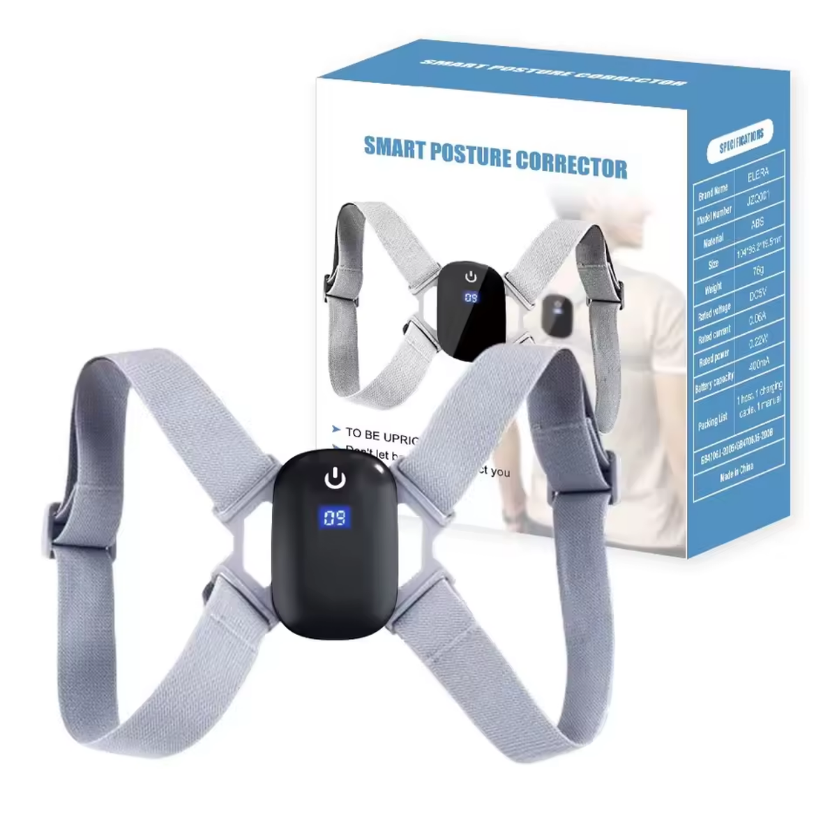 Vibrating Alert Posture Corrector Belt – Adjustable Design