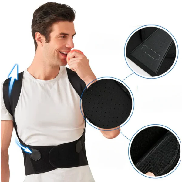 Posture Support Brace for Neck and Back – Comfortable and Subtle