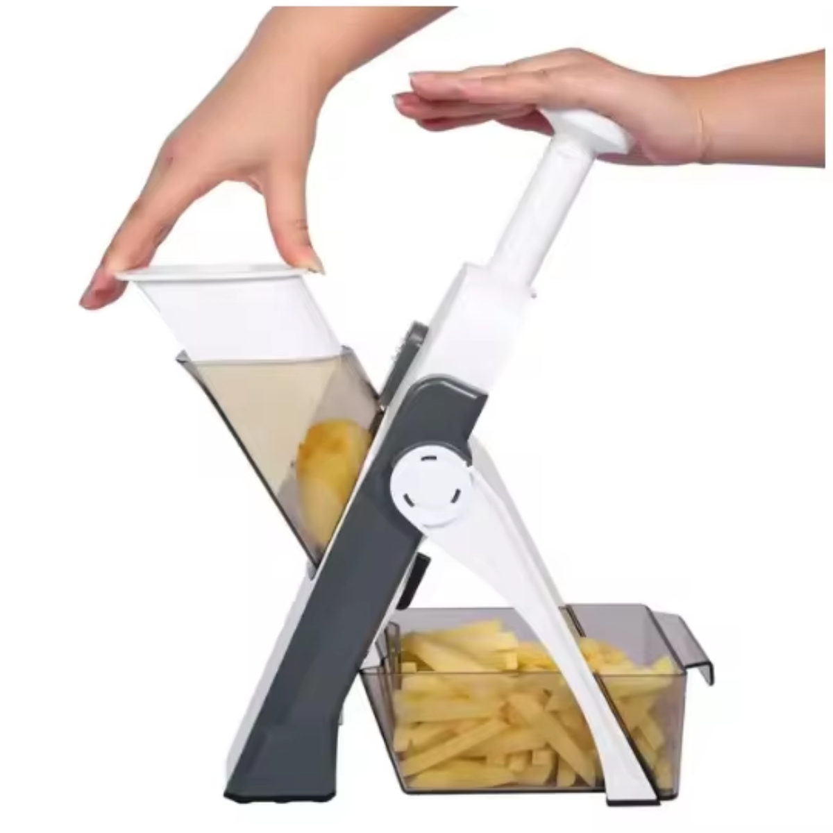 Vegetable Grater with Integrated Chopper – Manual Handheld Tool