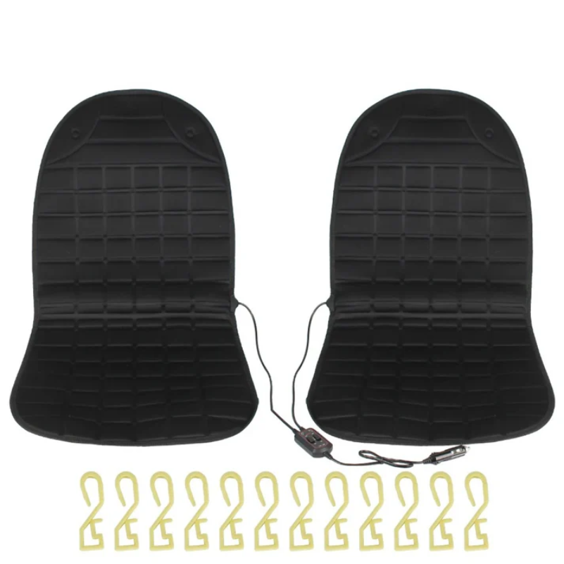 12V Heated Car Seat Cushion with Adjustable Features