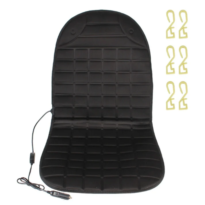 12V Heated Car Seat Cushion with Adjustable Features
