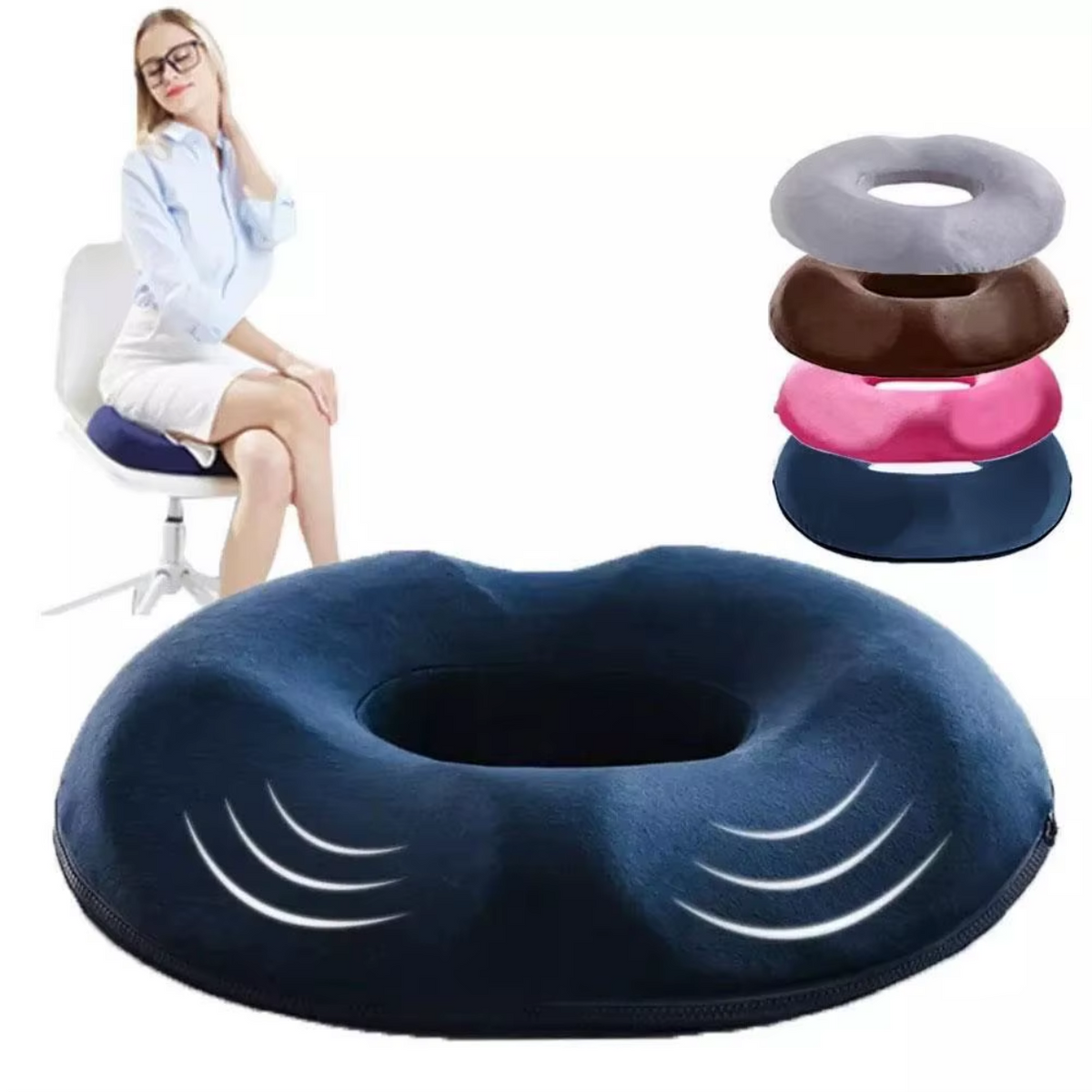 Lumbar Support Pillow for Office Use - Ergonomic Design