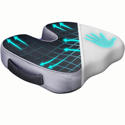 Back Pain Relief Cushion with Orthopedic Lumbar Support