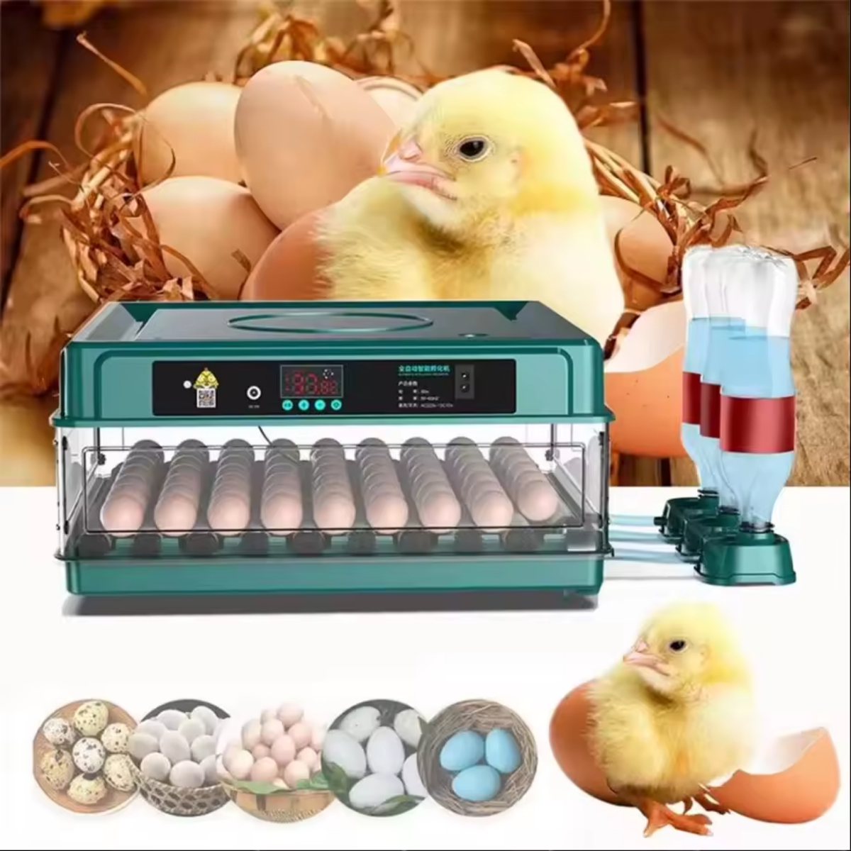 Temperature-Controlled Automatic Egg Incubator with Turning Feature
