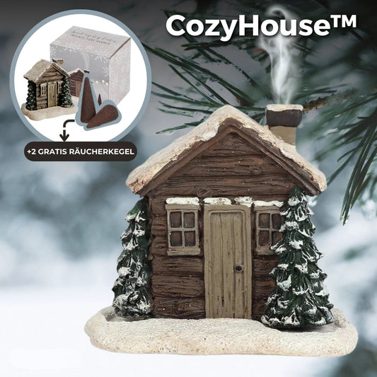 Log Cabin Incense Holder with 2 Free Cones – Last Day Discount