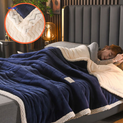 Fleece Throw Blanket for Warm and Cozy Winter Comfort