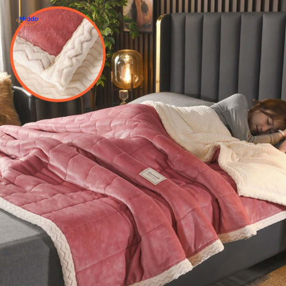 Fleece Throw Blanket for Warm and Cozy Winter Comfort