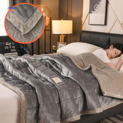 Fleece Throw Blanket for Warm and Cozy Winter Comfort