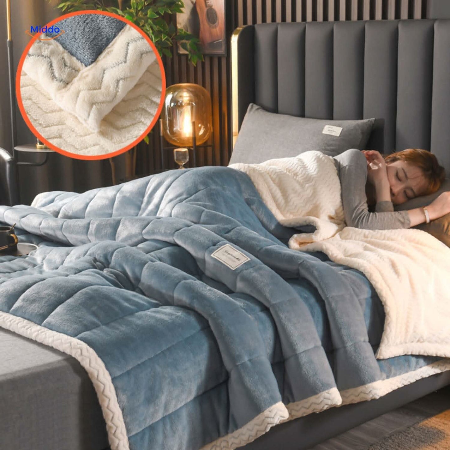 Fleece Throw Blanket for Warm and Cozy Winter Comfort
