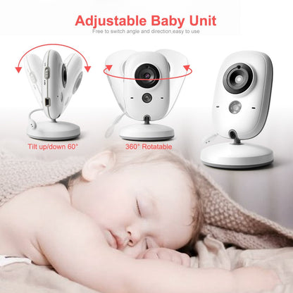 SmartNest Wireless Baby Monitor with LCD Screen and Two-Way Audio