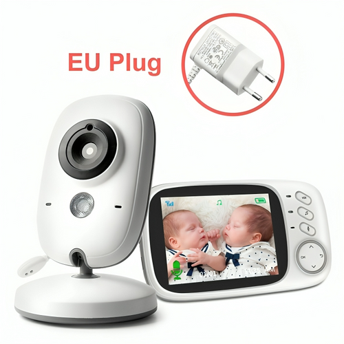 SmartNest Wireless Baby Monitor with LCD Screen and Two-Way Audio