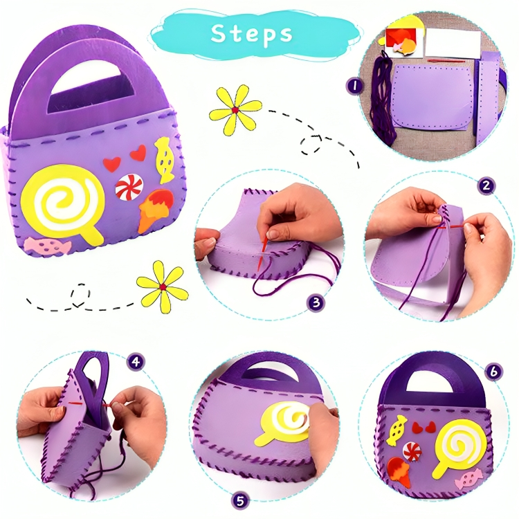 Create & Craft Set for Kids - Fun DIY Tote Making