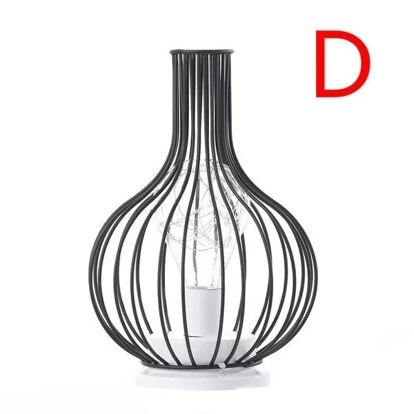 Retro Lamp with Hollow Vintage Design