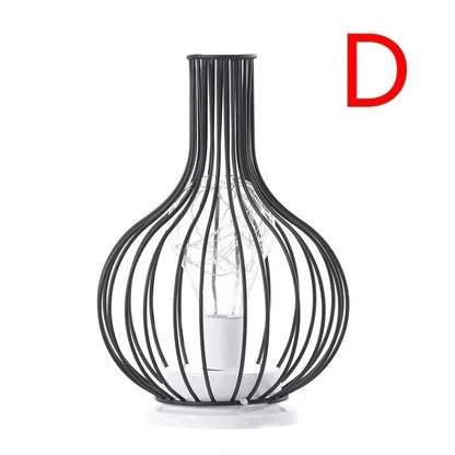 Retro Lamp with Hollow Vintage Design