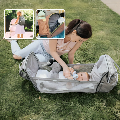 All-in-One Baby Travel Organizer and Portable Crib