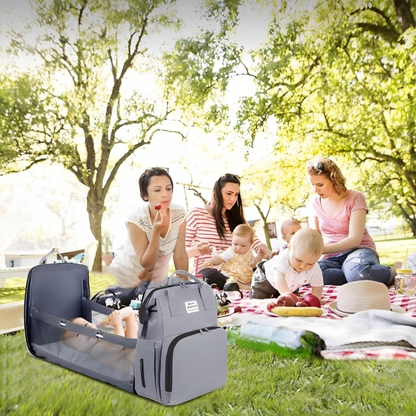 All-in-One Baby Travel Organizer and Portable Crib