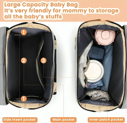 All-in-One Baby Travel Organizer and Portable Crib