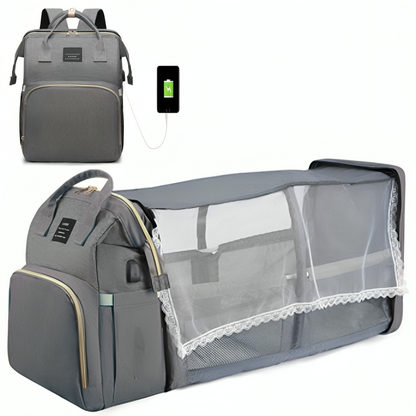 All-in-One Baby Travel Organizer and Portable Crib