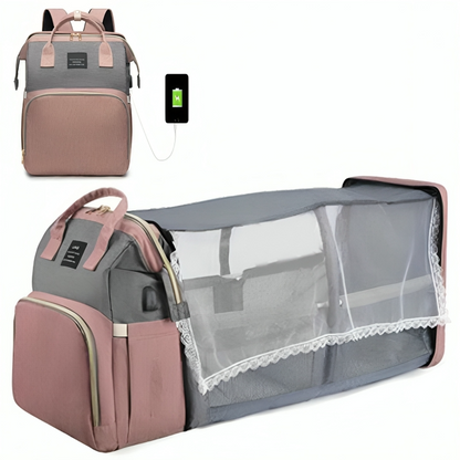 All-in-One Baby Travel Organizer and Portable Crib