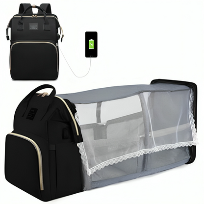 All-in-One Baby Travel Organizer and Portable Crib