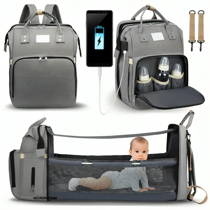 All-in-One Baby Travel Organizer and Portable Crib