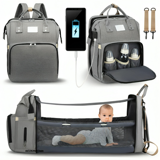 All-in-One Baby Travel Organizer and Portable Crib