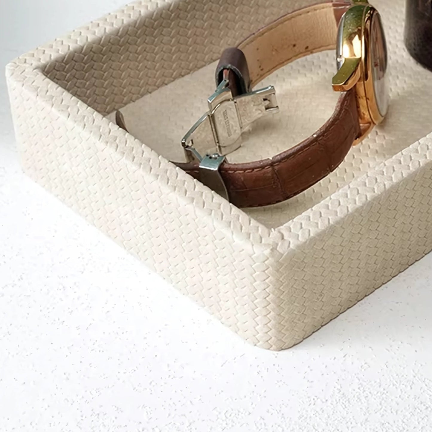 Elegant Wooden Organizer Tray for Everyday Essentials