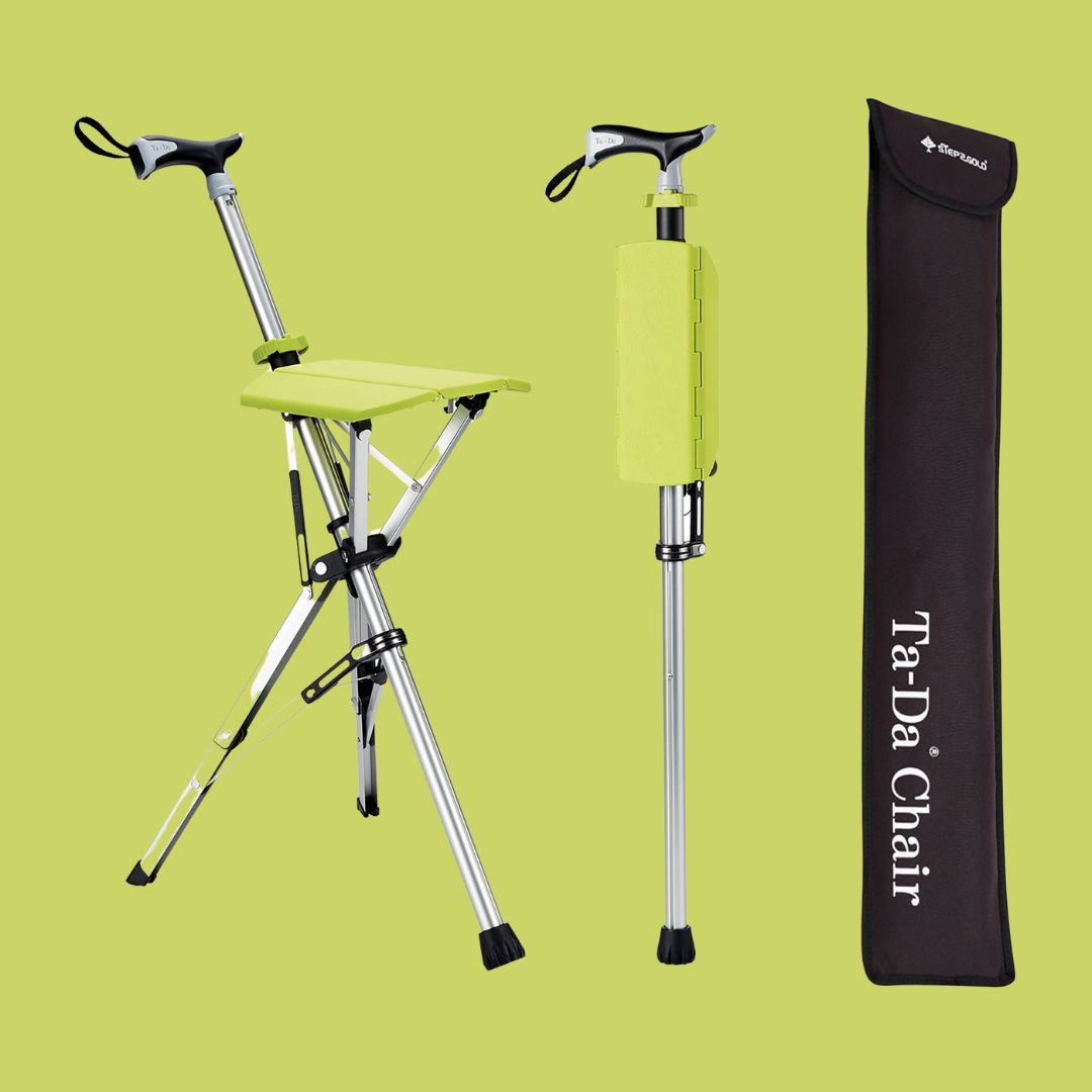 Portable Folding Stool for Crutches – Ergonomic Design for Comfort