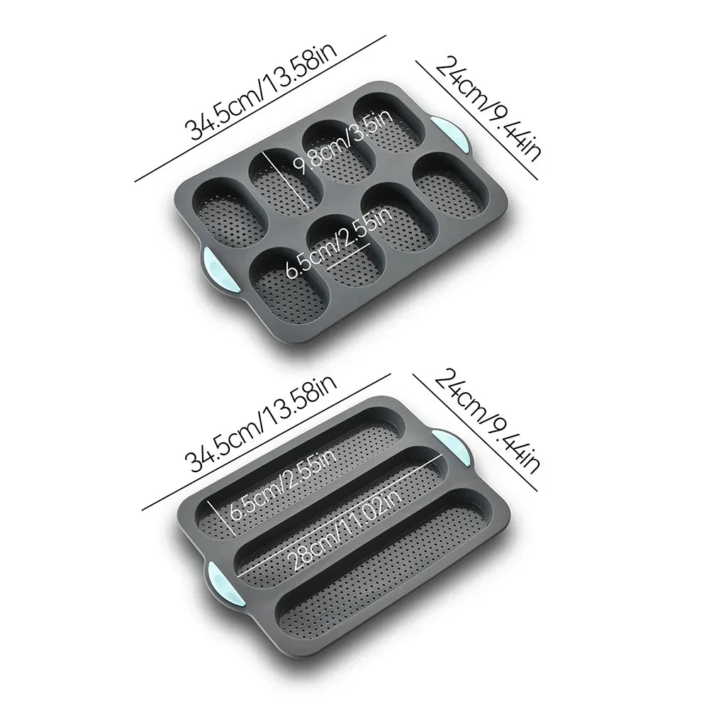 BakePerfect™ | Silicone Non-Stick Baguette Pan