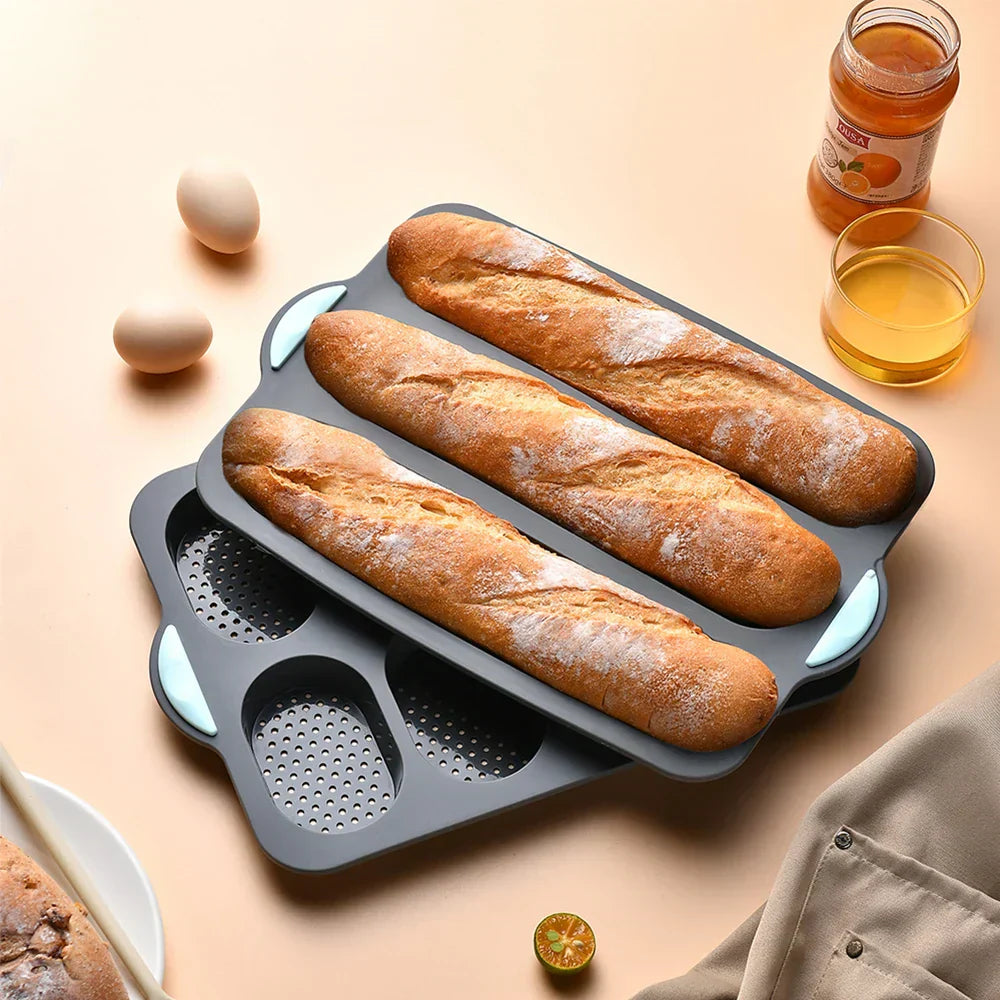 BakePerfect™ | Silicone Non-Stick Baguette Pan