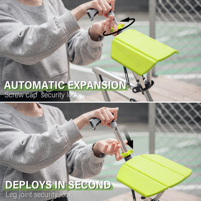 Portable Folding Stool for Crutches – Ergonomic Design for Comfort