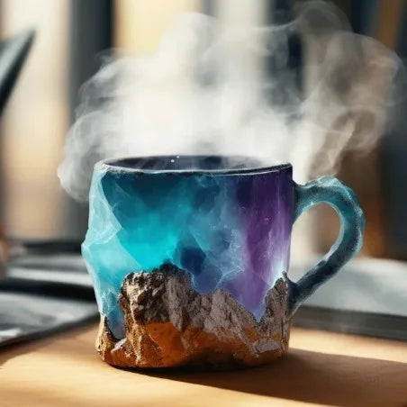 Nature's Elegance – Unique Mineral Crystal Mug