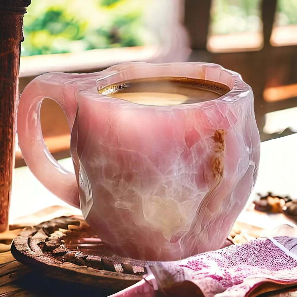 Nature's Elegance – Unique Mineral Crystal Mug