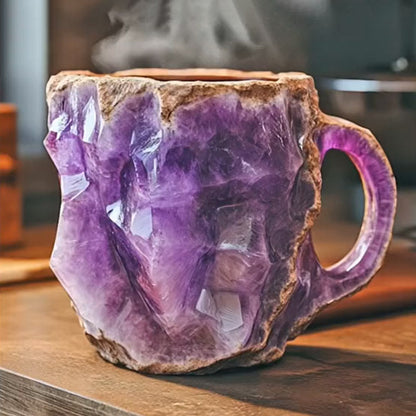 Nature's Elegance – Unique Mineral Crystal Mug