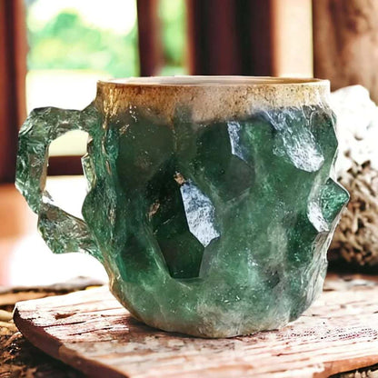 Nature's Elegance – Unique Mineral Crystal Mug