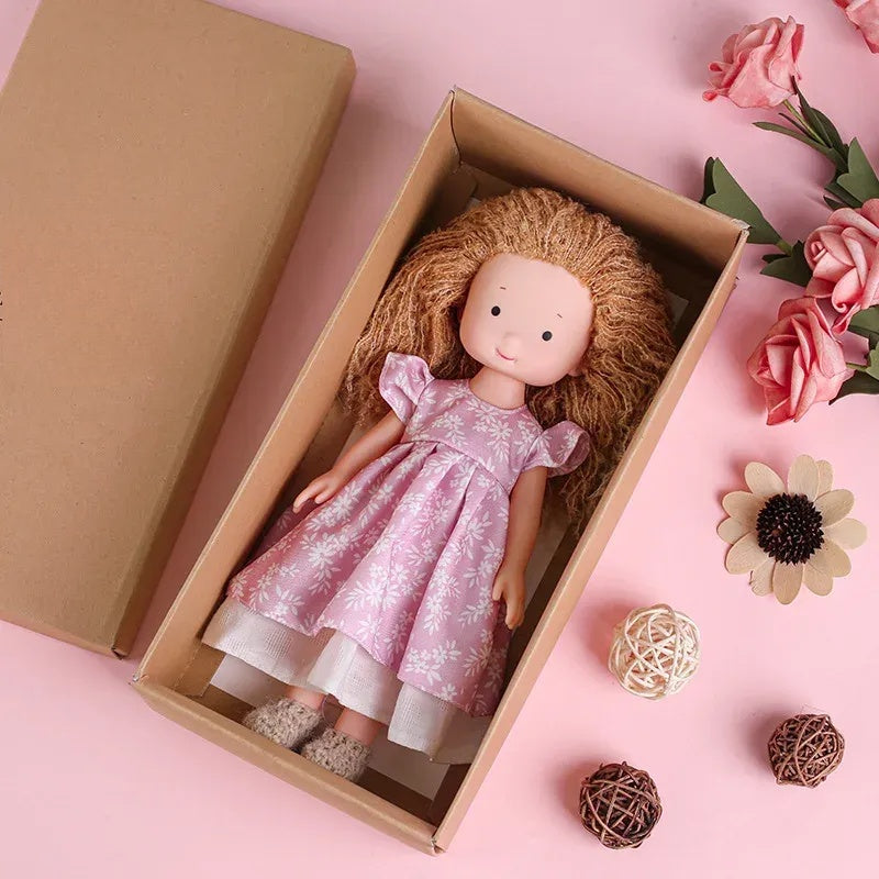 Play Accessories Included with Wooden Cuddle Doll