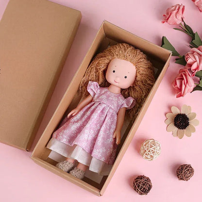 Play Accessories Included with Wooden Cuddle Doll