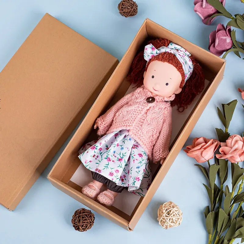 Play Accessories Included with Wooden Cuddle Doll