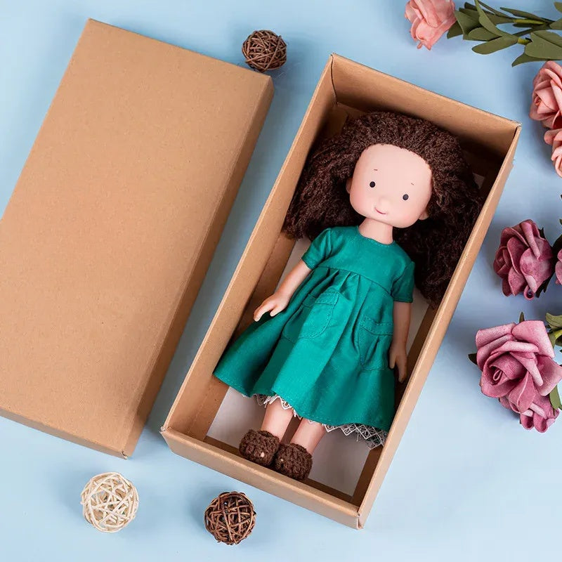 Play Accessories Included with Wooden Cuddle Doll