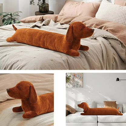 Dachshund-Shaped Soft Cuddle Cushion – CordoPup Manchester Design
