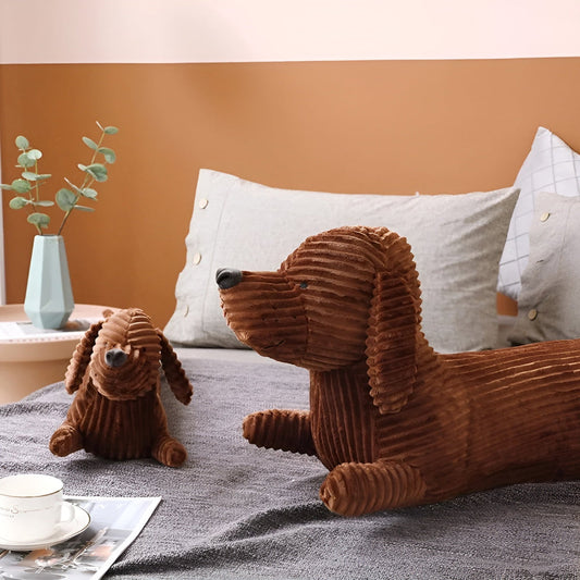 Dachshund-Shaped Soft Cuddle Cushion – CordoPup Manchester Design