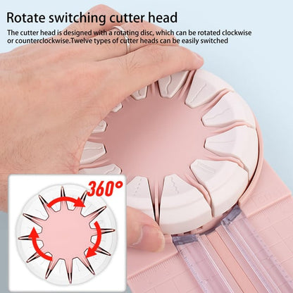 PrecisionPro 12-in-1 Circular Cutting Tool for Flawless Designs