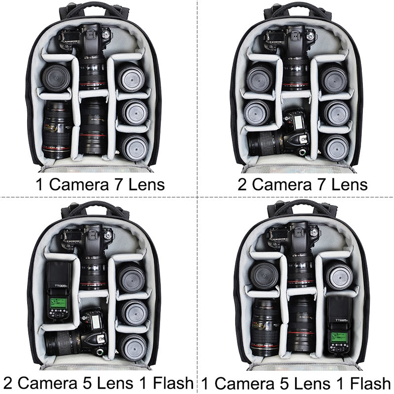 Portable Camera Bag with Quick Access Features