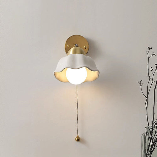 Vintage Flower Wall Light Fixture