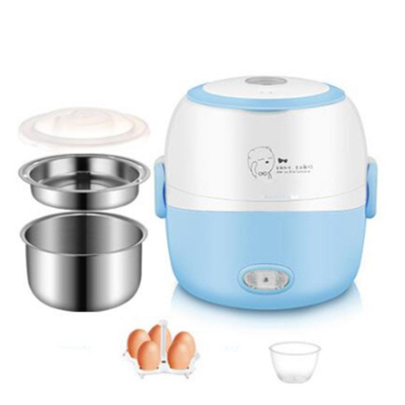 Electric Lunchbox Warmer - Compact Mini Rice Cooker